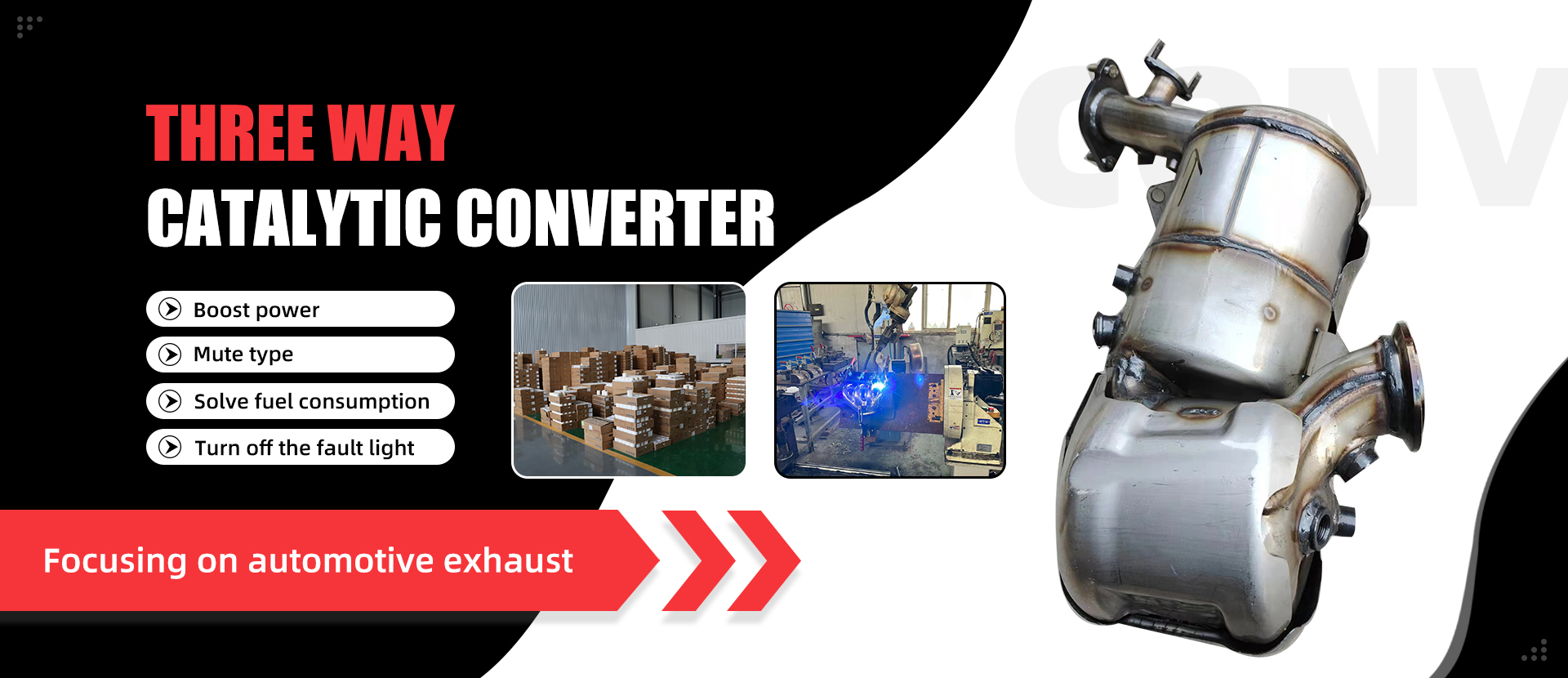 품질 스테인레스 스틸 배기 부품 공장