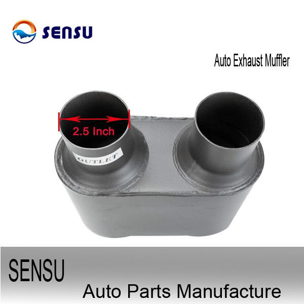 Aluminized Steel 2.5 Inch Stainless Steel Muffler Car Silencer Muffler Decrease Noise